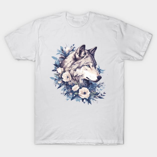 wolf T-Shirt by peterdoraki